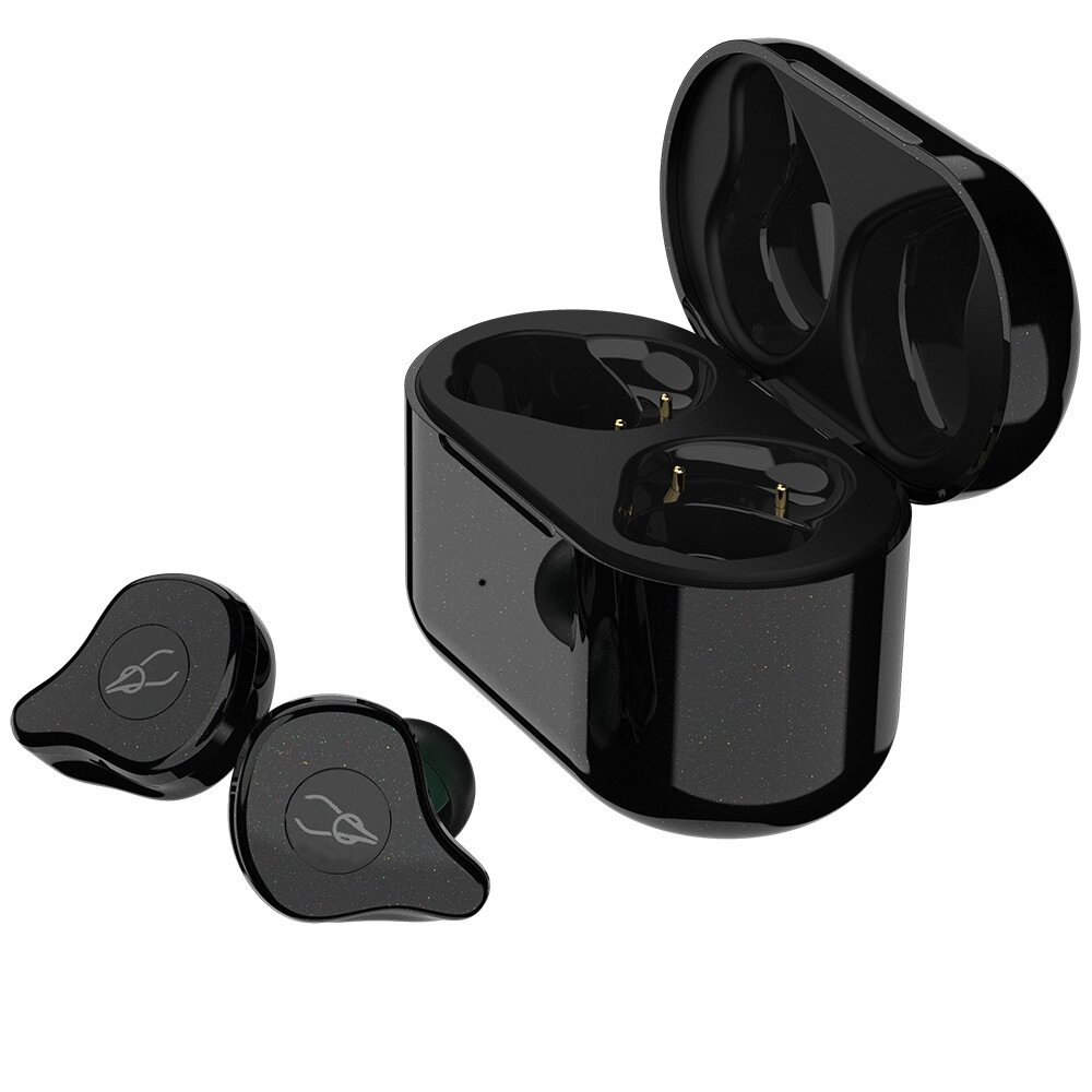 Бездротові Bluetooth навушники Sabbat E12 Ultra Glitter Dark c підтримкою aptX (Black-Jade) від компанії Універсальний Інтернет-магазин POPULAR - фото 1