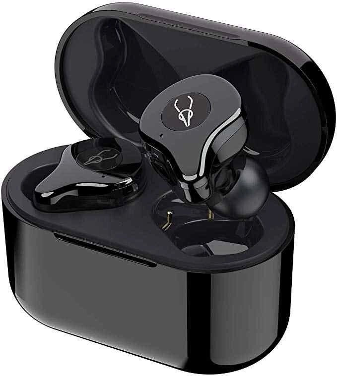 Бездротові Bluetooth навушники Sabbat E12 Ultra Gunmetal c підтримкою aptX (Чорний) від компанії Універсальний Інтернет-магазин POPULAR - фото 1