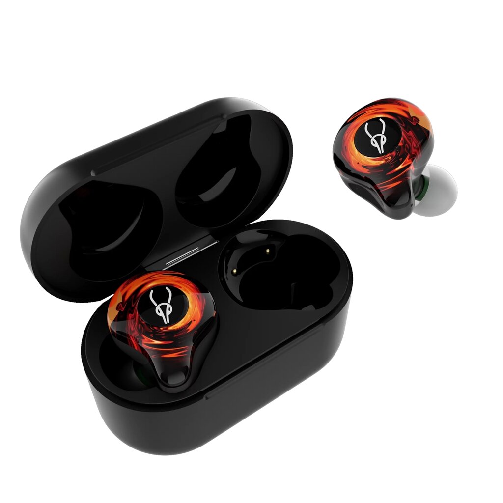 Бездротові Bluetooth навушники Sabbat G12 Elite Truth з підтримкою ігрового режиму (Чорно-помаранчевий) від компанії Універсальний Інтернет-магазин POPULAR - фото 1