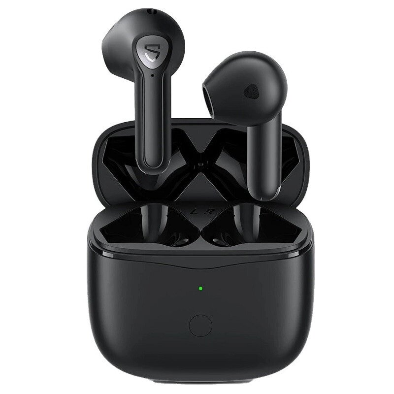 Бездротові Bluetooth навушники Soundpeats Air3 (Чорний) від компанії Універсальний Інтернет-магазин POPULAR - фото 1