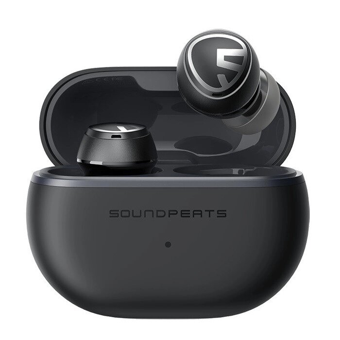 Бездротові Bluetooth навушники Soundpeats Mini Pro (Чорний) від компанії Універсальний Інтернет-магазин POPULAR - фото 1