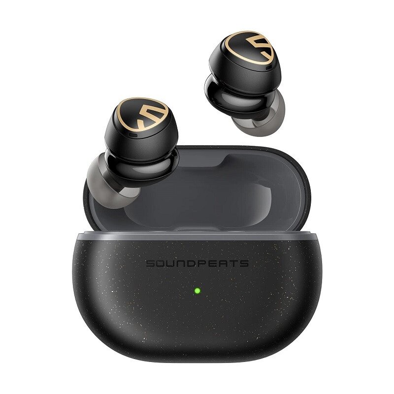 Бездротові Bluetooth навушники Soundpeats Mini Pro HS (Чорний) від компанії Універсальний Інтернет-магазин POPULAR - фото 1
