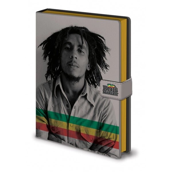 Блокнот Bob Marley / Боб Марлі (photo) A5 fabric від компанії Універсальний Інтернет-магазин POPULAR - фото 1