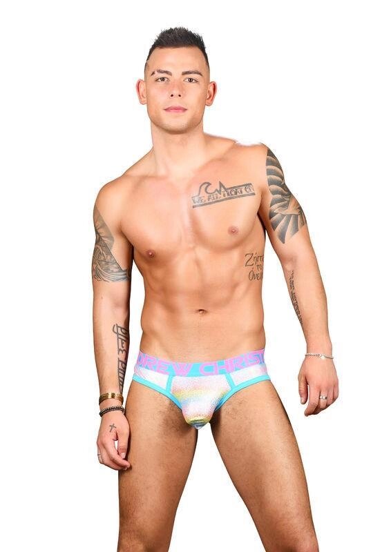 Чоловічі переливчасті труси-бріфи Fabulous Brief Almost Naked від Andrew Christian XL/92-98 см від компанії Універсальний Інтернет-магазин POPULAR - фото 1