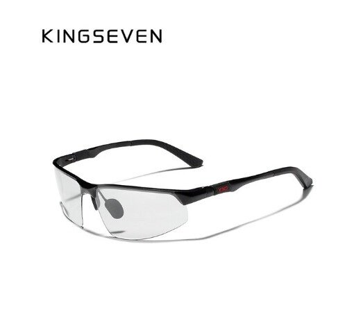 Чоловічі сонцезахисні окуляри для водіїв Спорт з фотохромними лінзами N9121H KINGSEVEN DESIGN від компанії Універсальний Інтернет-магазин POPULAR - фото 1