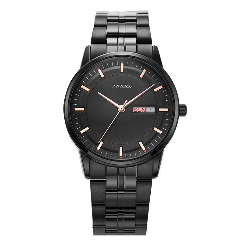 Чоловічий наручний годинник Sinobi 9834 (11S9834G04) (Чорний) від компанії Універсальний Інтернет-магазин POPULAR - фото 1
