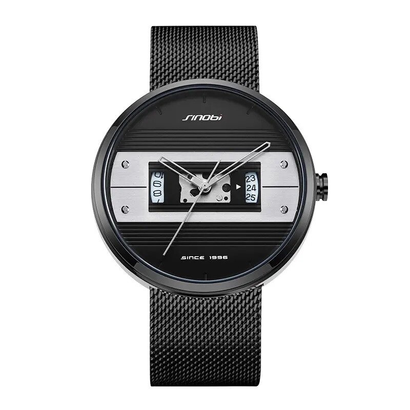 Чоловічий наручний годинник Sinobi S9825G (11S9825G02) (Чорний) від компанії Універсальний Інтернет-магазин POPULAR - фото 1