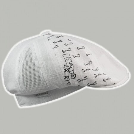 Дитяча літня кепка восьмиклинка з льону 6109Д/6.7 білий від компанії Універсальний Інтернет-магазин POPULAR - фото 1