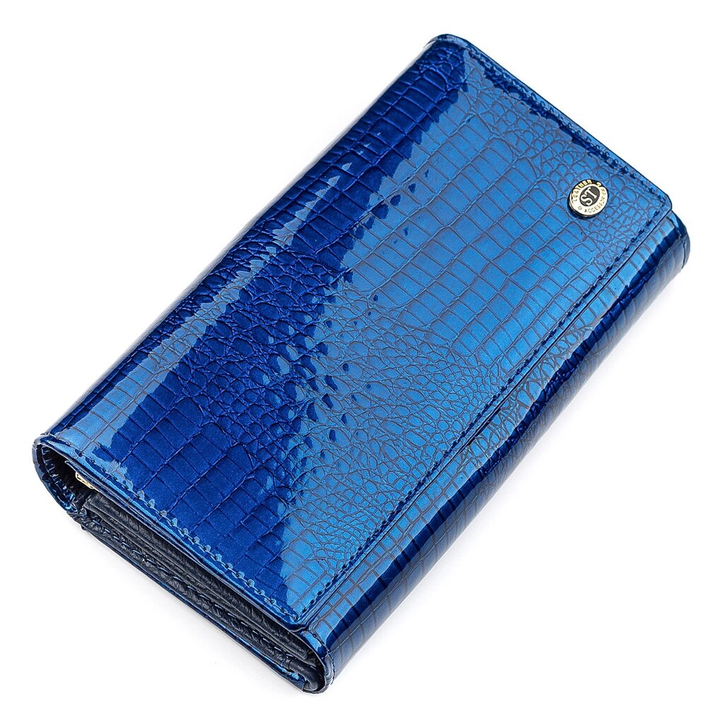 Гаманець жіночий ST Leather 18432 (S9001A) модний Синій від компанії Універсальний Інтернет-магазин POPULAR - фото 1
