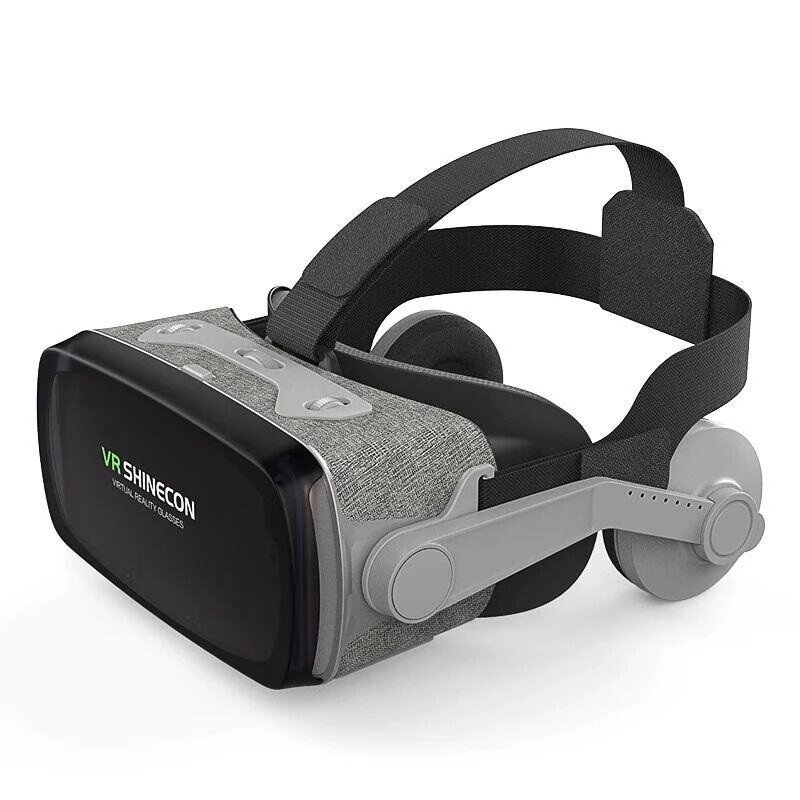 Гарнітура віртуальної реальності Shinecon SC-G07E з навушниками (Чорно-сірий) від компанії Універсальний Інтернет-магазин POPULAR - фото 1