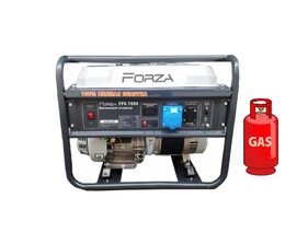 Генератор ГАЗ/бензиновий Forza FPG7000 5.0/5.5 кВт з ручним запуском від компанії Універсальний Інтернет-магазин POPULAR - фото 1