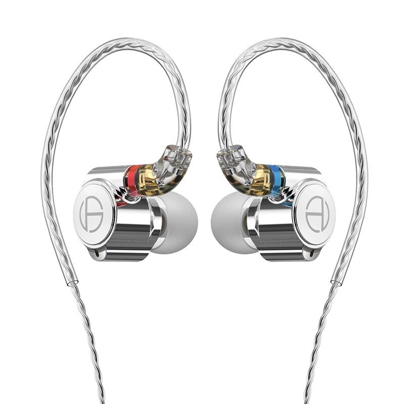 Гібридні навушники TRN TA1 з мікрофоном (Сірий) від компанії Універсальний Інтернет-магазин POPULAR - фото 1