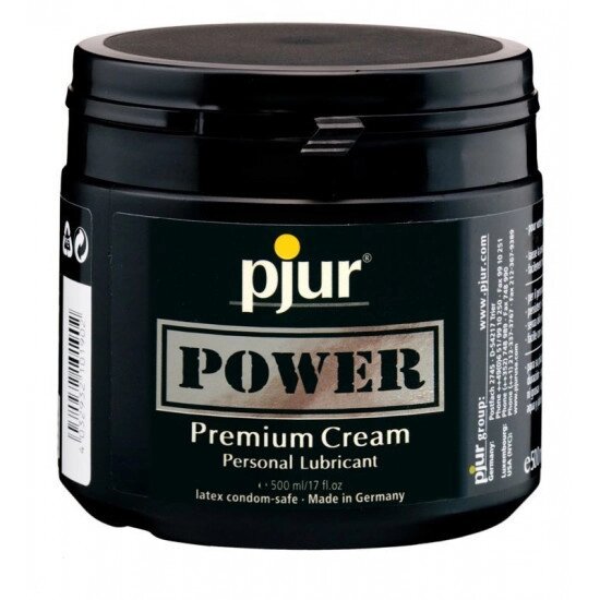 Густа змазка для фістінга і анального сексу Pjur POWER Premium Cream 500 мл на гібридній основі, Німеччина від компанії Універсальний Інтернет-магазин POPULAR - фото 1