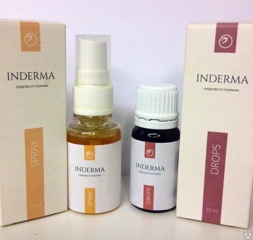 Inderma drops — краплі від псоріазу, 30 мл від компанії Універсальний Інтернет-магазин POPULAR - фото 1