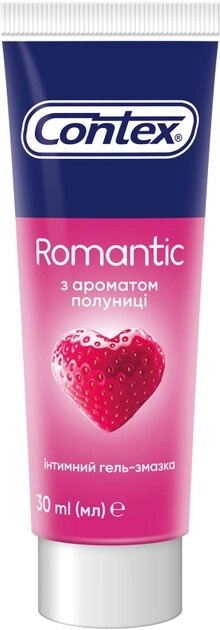 Інтимний гель-смазка Contex Romantic з ароматом полуниці 30 мл від компанії Універсальний Інтернет-магазин POPULAR - фото 1