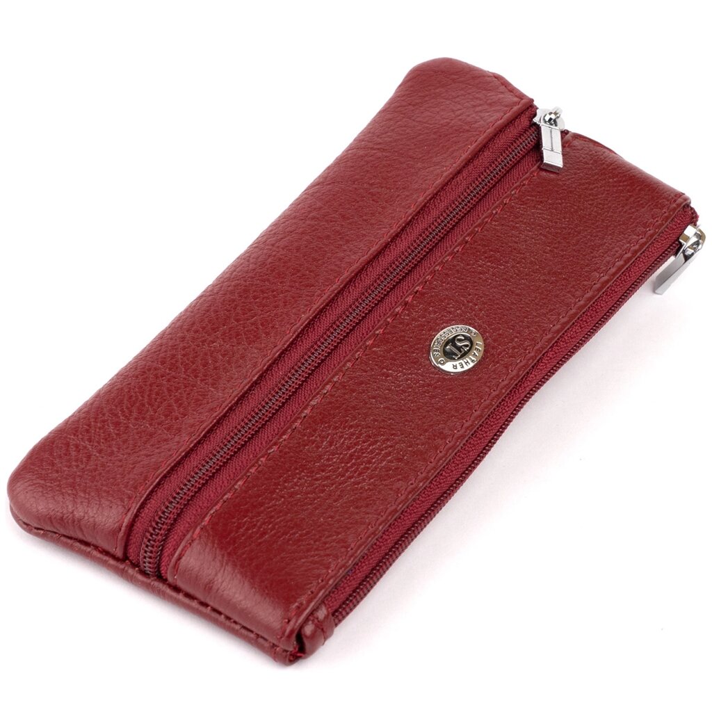 Ключниця-гаманець з кишенькою жіноча ST Leather 19352 Бордова від компанії Універсальний Інтернет-магазин POPULAR - фото 1