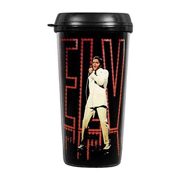 Кухоль з кришкою "Elvis Travel Mug: In Lights" від компанії Універсальний Інтернет-магазин POPULAR - фото 1