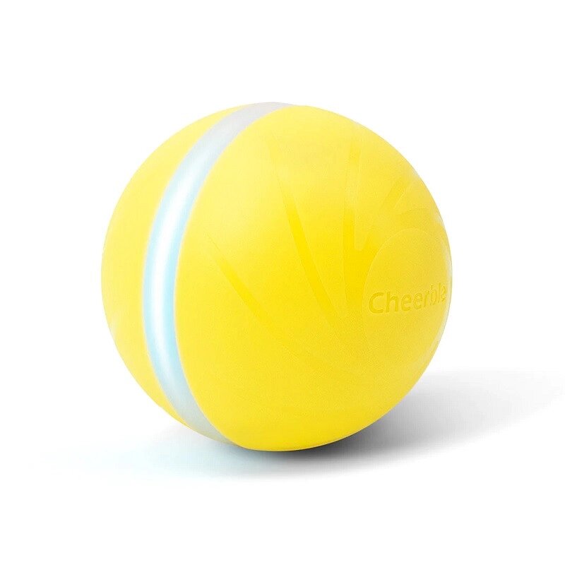 М'ячик для собак та котів Wickedball C1801 (Жовтий) від компанії Універсальний Інтернет-магазин POPULAR - фото 1