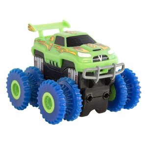 Машинка Trix Trux Monster Truk для канатного дитячого треку монстр-тракі Зелена