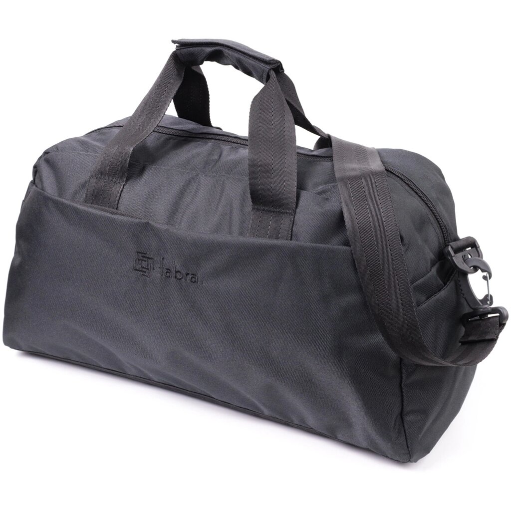 Невелика дорожня сумка з якісного поліестеру FABRA 22581 Чорний від компанії Універсальний Інтернет-магазин POPULAR - фото 1