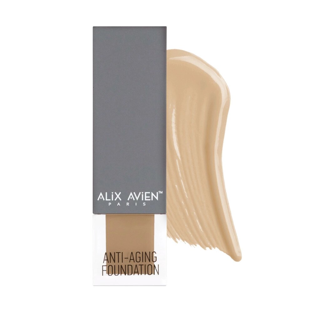 Омолоджуюча тональна основа з SPF 15 ALIX AVIEN, 504 Natural Beige, 35 мл від компанії Універсальний Інтернет-магазин POPULAR - фото 1