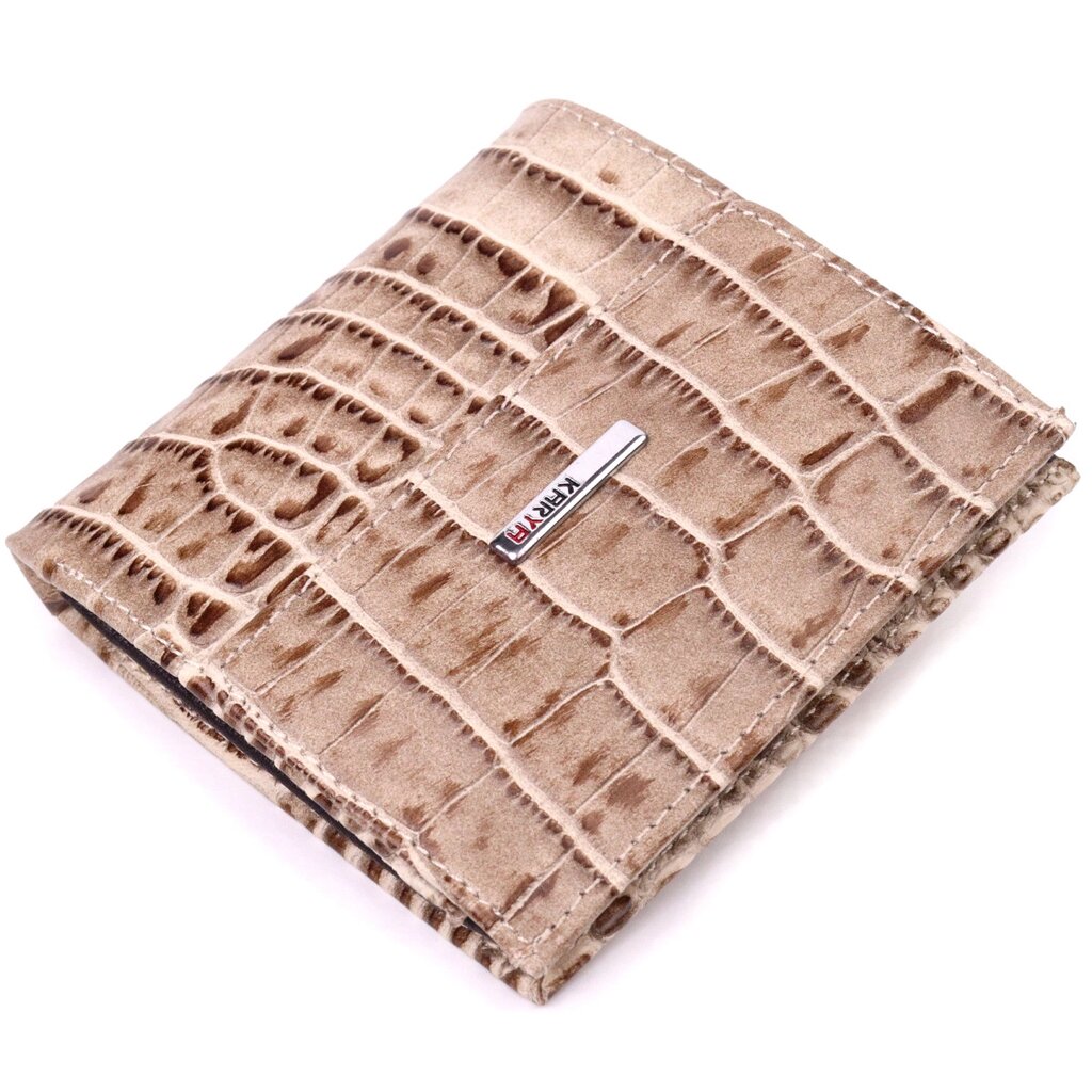 Оригінальний жіночий гаманець із натуральної шкіри під крокодила KARYA 21314 Різнобарвний від компанії Універсальний Інтернет-магазин POPULAR - фото 1