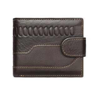 Чоловічий гаманець із тисненням 20233 Vintage Коричневий