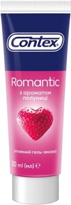 Інтимний гель-смазка Contex Romantic з ароматом полуниці 30 мл