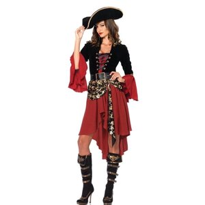 Жіночий костюм Капітана на Хеллоуїн Пірати Карибського моря BEAUTY One Size 165-175 см
