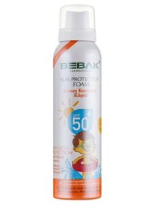 Сонцезахисна пінка для дітей SPF 50+ Bebak, 150 мл