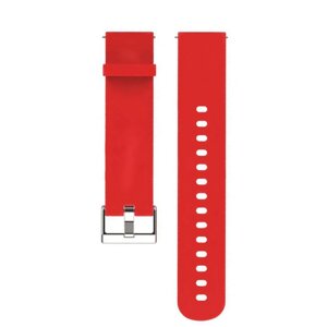 Силіконовий ремінець для смарт-годинника, 20 мм (Червоний)