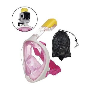 Дайвінг маска Tribord Easybreath Pink для підводного плавання (снорклінгу) з кріпленням для камери GoPro