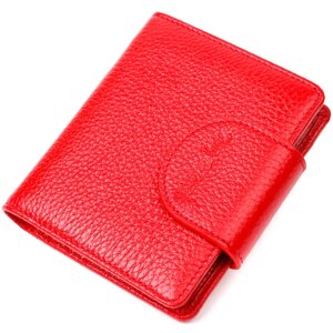 Оригінальний жіночий гаманець із натуральної шкіри Tony Bellucci 22017 Червоний
