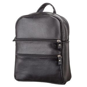Жіночий рюкзак SHVIGEL 15304 шкіряний Чорний
