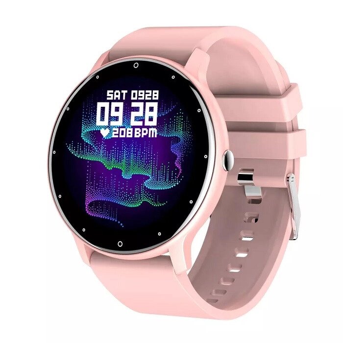 Розумний годинник Jiks Watch Lite з вимірюванням артеріального тиску (Рожевий) від компанії Універсальний Інтернет-магазин POPULAR - фото 1