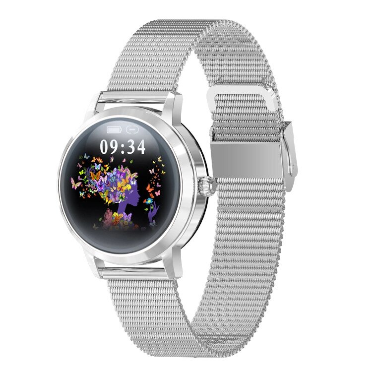 Розумний годинник Linwear LW10 Metal з пульсоміром і моніторингом сну (Сріблястий) від компанії Універсальний Інтернет-магазин POPULAR - фото 1