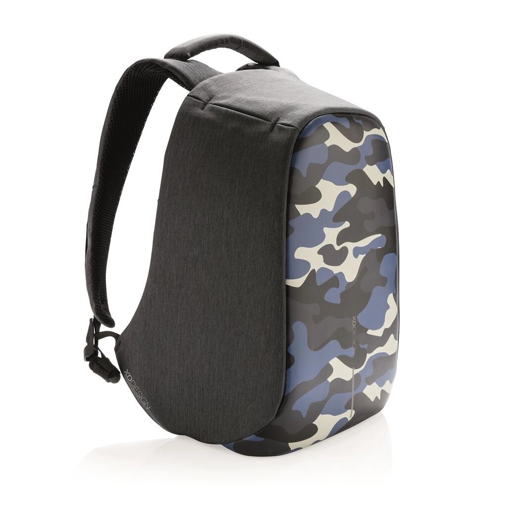 Рюкзак антизлодій міський XD Design Bobby Compact 14", Camouflage Blue (P705.655) від компанії Універсальний Інтернет-магазин POPULAR - фото 1