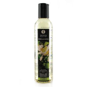 Їстівна масажна олія shunga massage OIL organic exotic green tea 250 мл (SO2503)