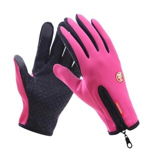 Сенсорні термо-рукавички Wind Stopper HKXY/GOHIKE Рожевий XL-22 см