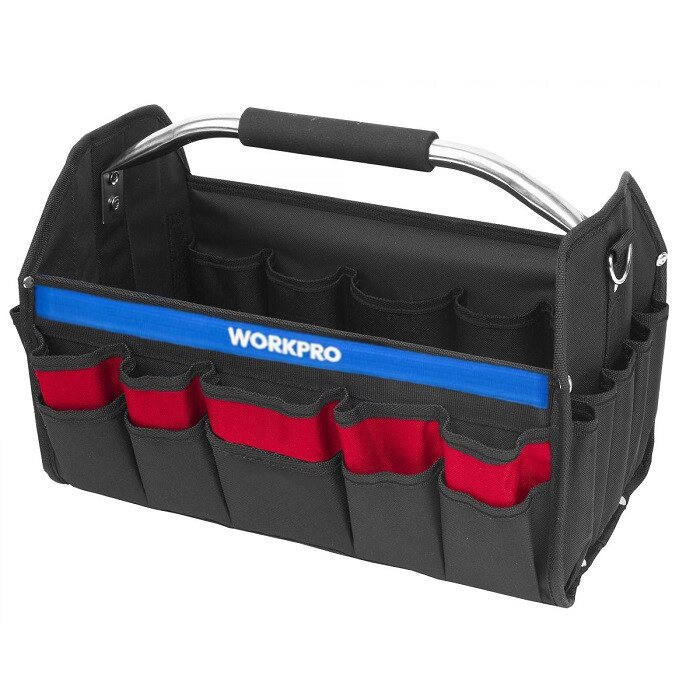 Складна сумка для інструментів Workpro WP281011, розмір 400 мм (Чорний) від компанії Універсальний Інтернет-магазин POPULAR - фото 1