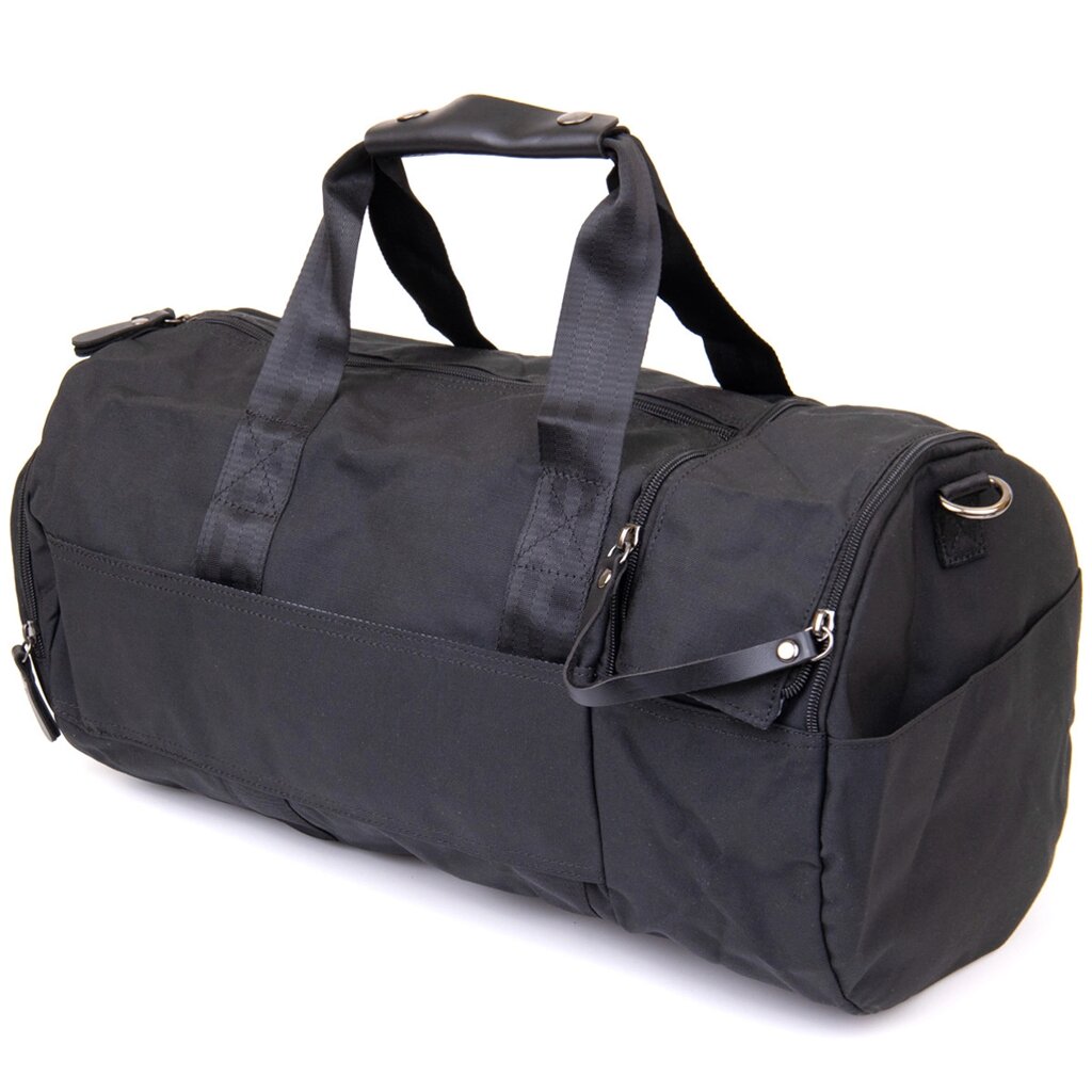 Спортивна сумка текстильна Vintage 20640 Чорна від компанії Універсальний Інтернет-магазин POPULAR - фото 1