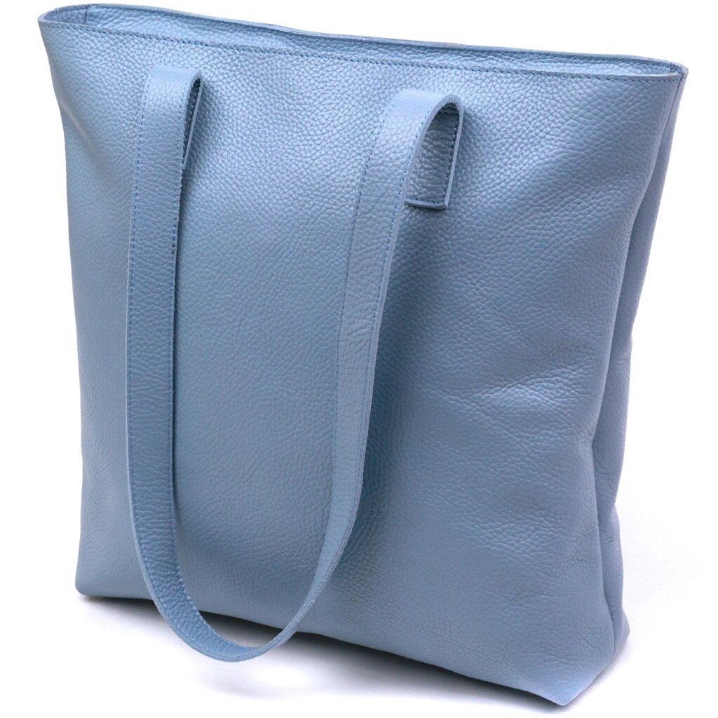 Сучасна жіноча сумка-шопер Shvigel 16361 Блакитний від компанії Універсальний Інтернет-магазин POPULAR - фото 1