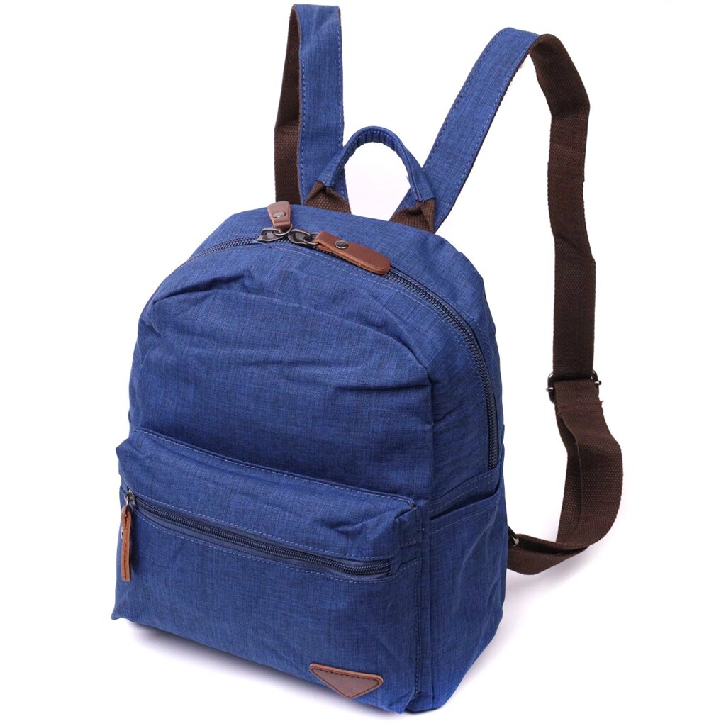 Текстильний зручний рюкзак унісекс Vintage 22244 Синій від компанії Універсальний Інтернет-магазин POPULAR - фото 1