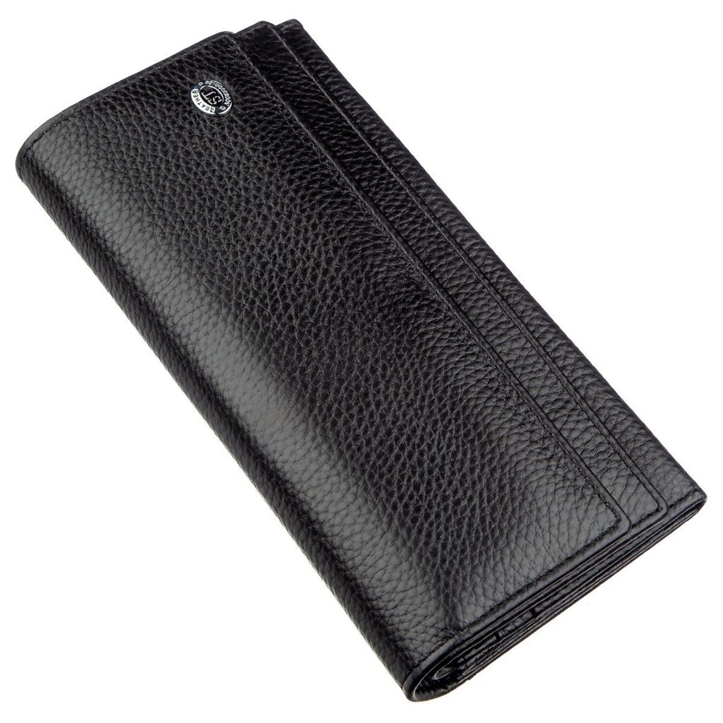 Універсальний гаманець-візитниця ST Leather 18951 Чорний від компанії Універсальний Інтернет-магазин POPULAR - фото 1