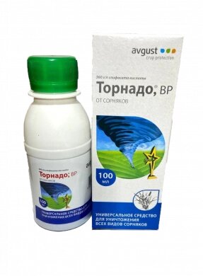 Засіб для боротьби з бур'янами Гербіцид Торнадо 100 мл від компанії Універсальний Інтернет-магазин POPULAR - фото 1