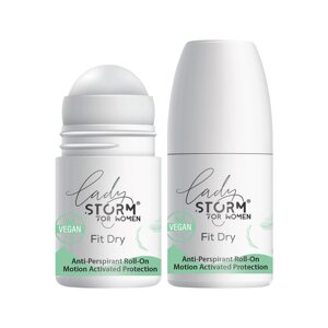 Жіночий роликовий дезодорант-антиперспірант LADY STORM Fit Dry, 50 мл