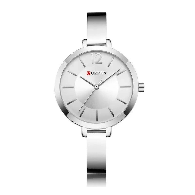 Жіночий наручний годинник Curren 9012 (Сріблястий) від компанії Універсальний Інтернет-магазин POPULAR - фото 1