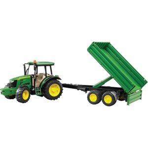 Іграшка трактор з причепом John Deere 5115 M Bruder (02108)