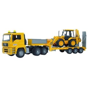 Іграшка тягач MAN з екскаватором JCB 4CX Bruder (02776)