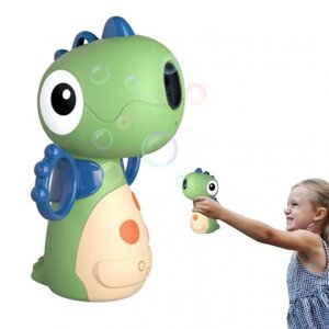 Дитячий генератори мильних бульбашок Динозавр Bubble Machine Дракон, зелений
